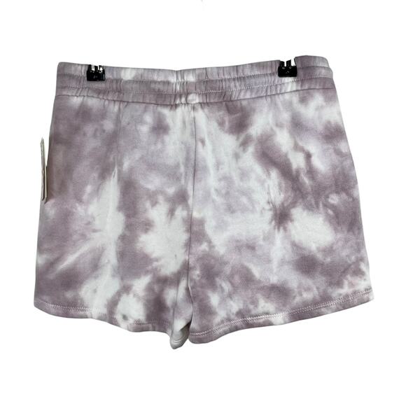Hippie Rose Mauve Sand Tie Dye Drawstring Pull On Sweat Shorts Junior Small NWT - Picture 3 of 13